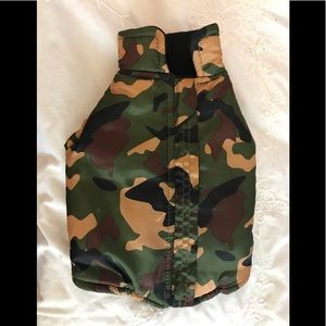 Dog Green camp vest s by top paws/apparel for dogs